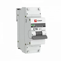 Автоматический выключатель EKF PROxima  ВА 47-100 (С) 1P 16А 10kA