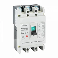 Автоматический выключатель EKF Basic ВА-99МL 100/ 63А 3P 18кА