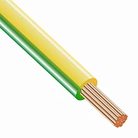 Провод ПуВ (ПВ-1) 4 мм² желто-зеленый