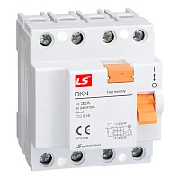 УЗО LSIS Electric RKN 3P+N 25A 30mA AC  6кА 