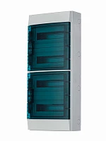 Шкаф влагозащищенный настенный ABB Mistral65 48М (4х12) прозрачная дверь с клеммным блоком