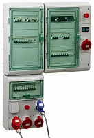 Щит влагозащищенный Schneider Electric Kaedra 3 ряда 36 модулей IP65