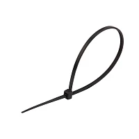 Хомут-стяжка кабельная нейлоновая 150 x2,5 мм, черная, (100 шт) REXANT