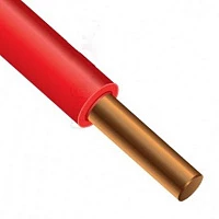Провод ПуВ (ПВ-1) 0,75 мм² красный