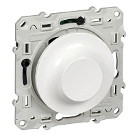 Светорегулятор Schneider Electric Odace Белый поворотный универсальный 20-420Вт