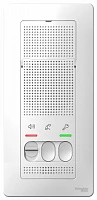 Переговорное устройство (домофон) настенный монтаж Blanca Schneider Electric 25В белое