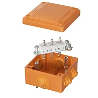 DKC Коробка FS с кабельными вводами и клеммниками, IP56, 100х100х50 мм, 5р, 450V, 10A, 6 мм.кв.