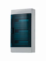 Шкаф влагозащищенный настенный ABB Mistral65 36М (3х12) прозрачная дверь с клеммным блоком 65P12X32A