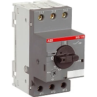 Выключатель автоматический ABB MS116-2.5 50 кА с регулир. тепловой защитой 1,6A-2,5А