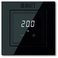 Терморегулятор IQ Thermostat D, под рамку 55х55 черный